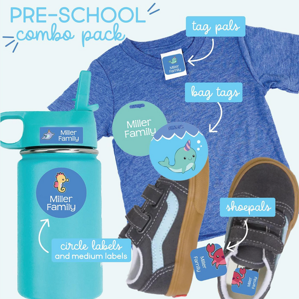 Back To School Label Combo Pack From InchBug