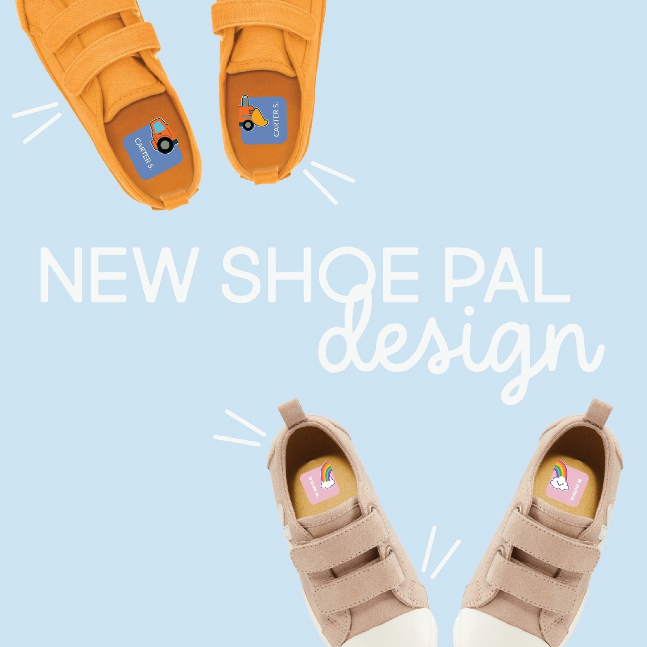 Personalized Shoe Labels Your Child Will Love