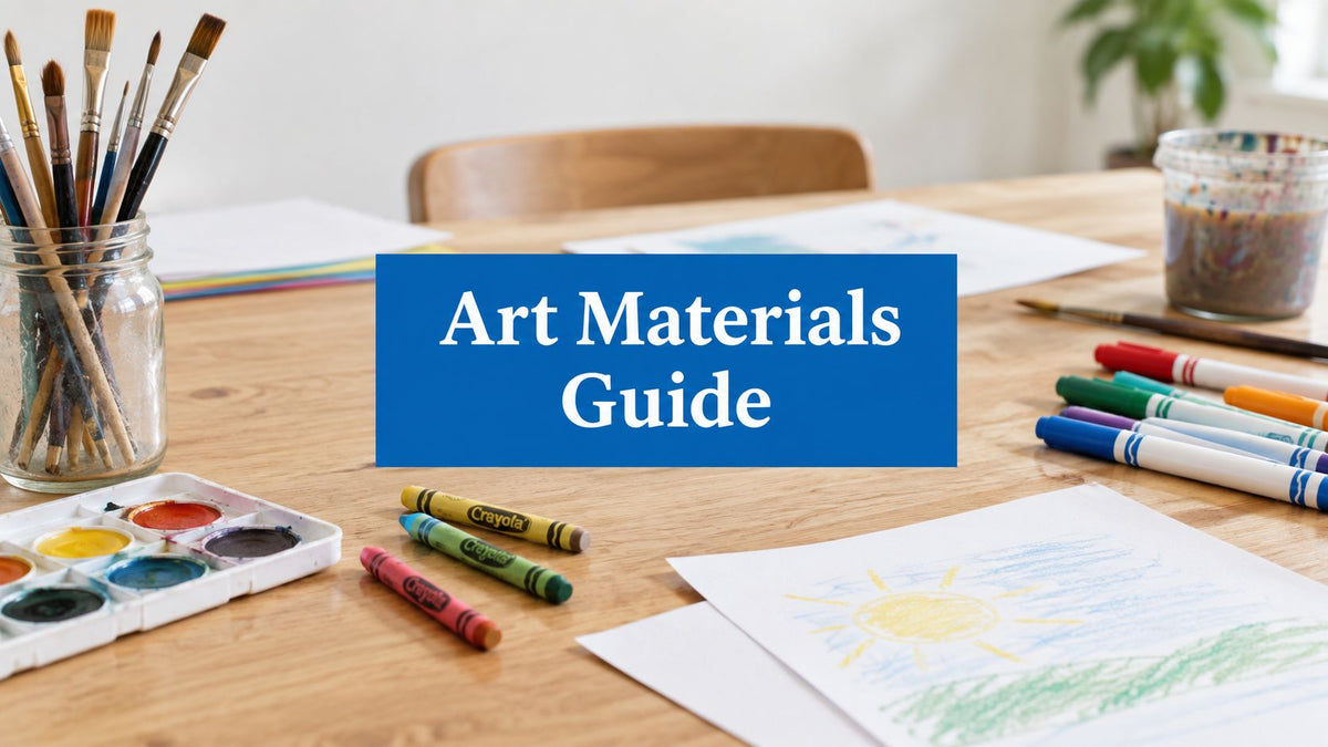Art Class Materials Guide for Parents and Teachers
