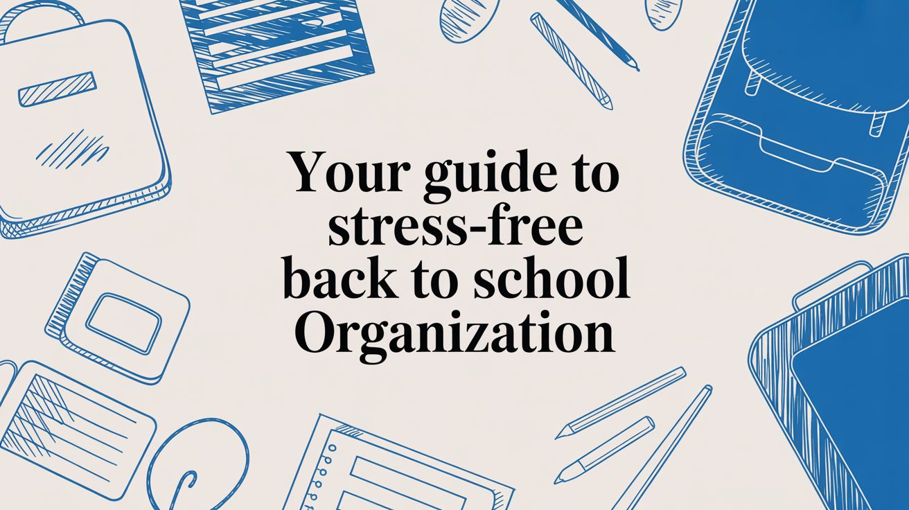 Your Guide to Stress-Free Back to School Organization