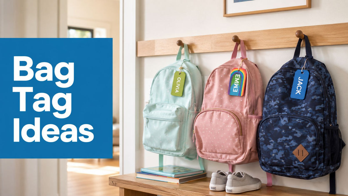 8 Bag Tag Ideas for Creative, Practical Organization