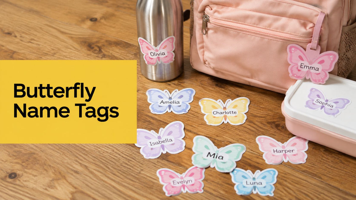 Butterfly Name Tags: Formats, Designs, and Smart Uses