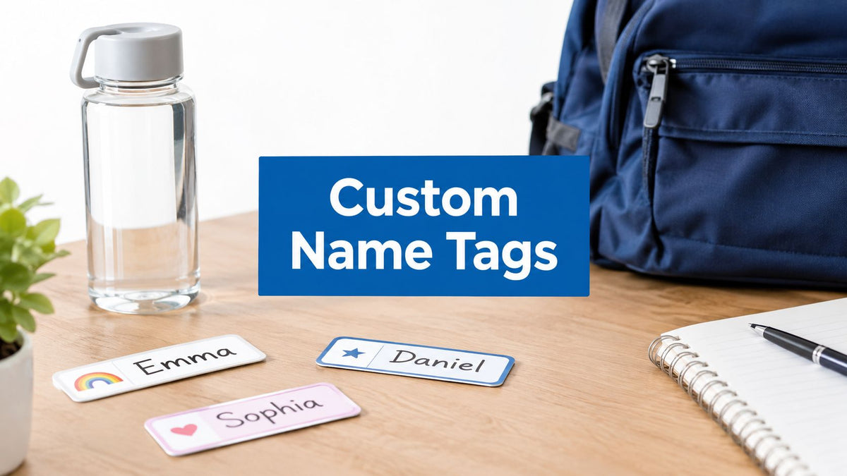 Custom Name Tags Online Made Simple and Durable