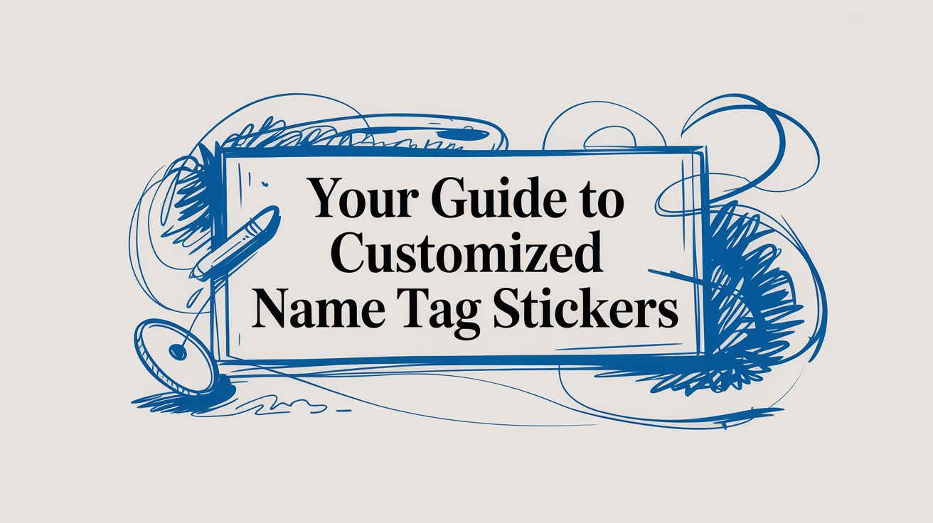Your Guide to Customized Name Tag Stickers