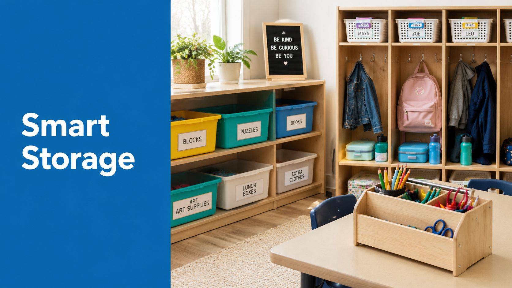 8 Smart Daycare Storage Ideas to Organize Your Space