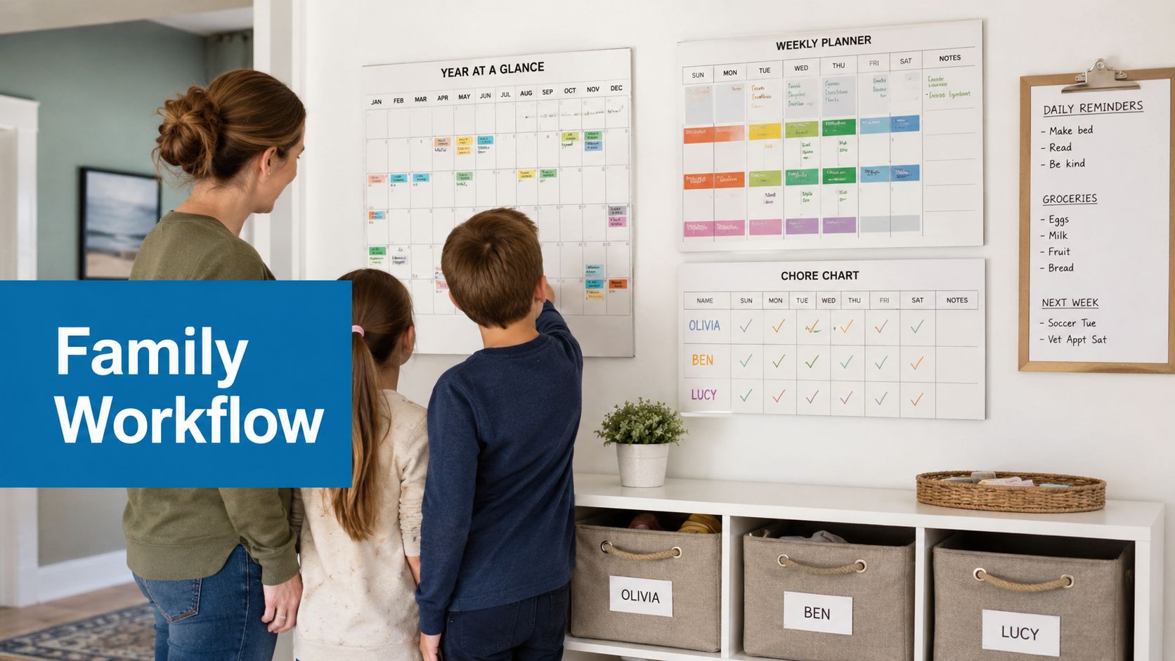 A Family Organization System That Actually Works