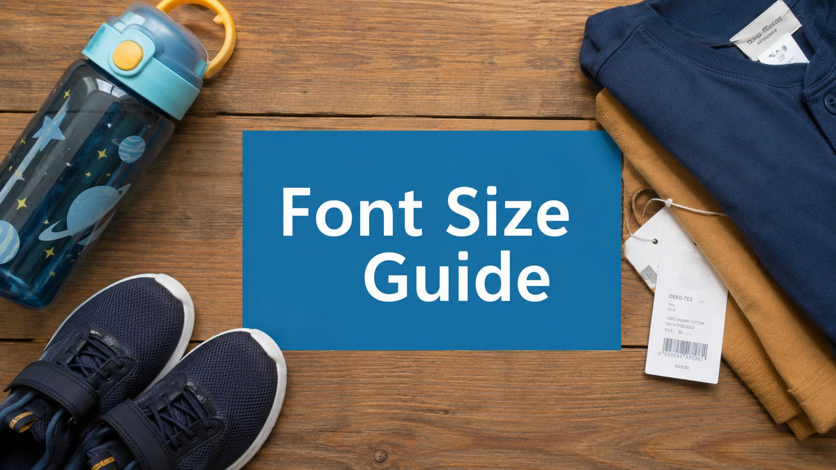 Font Size for Labels: A Complete Guide
