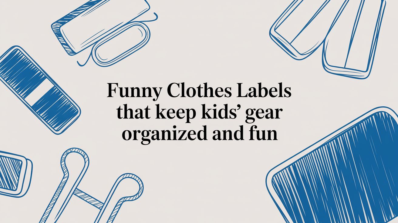 Funny Clothes Labels That Keep Kids' Gear Organized and Fun