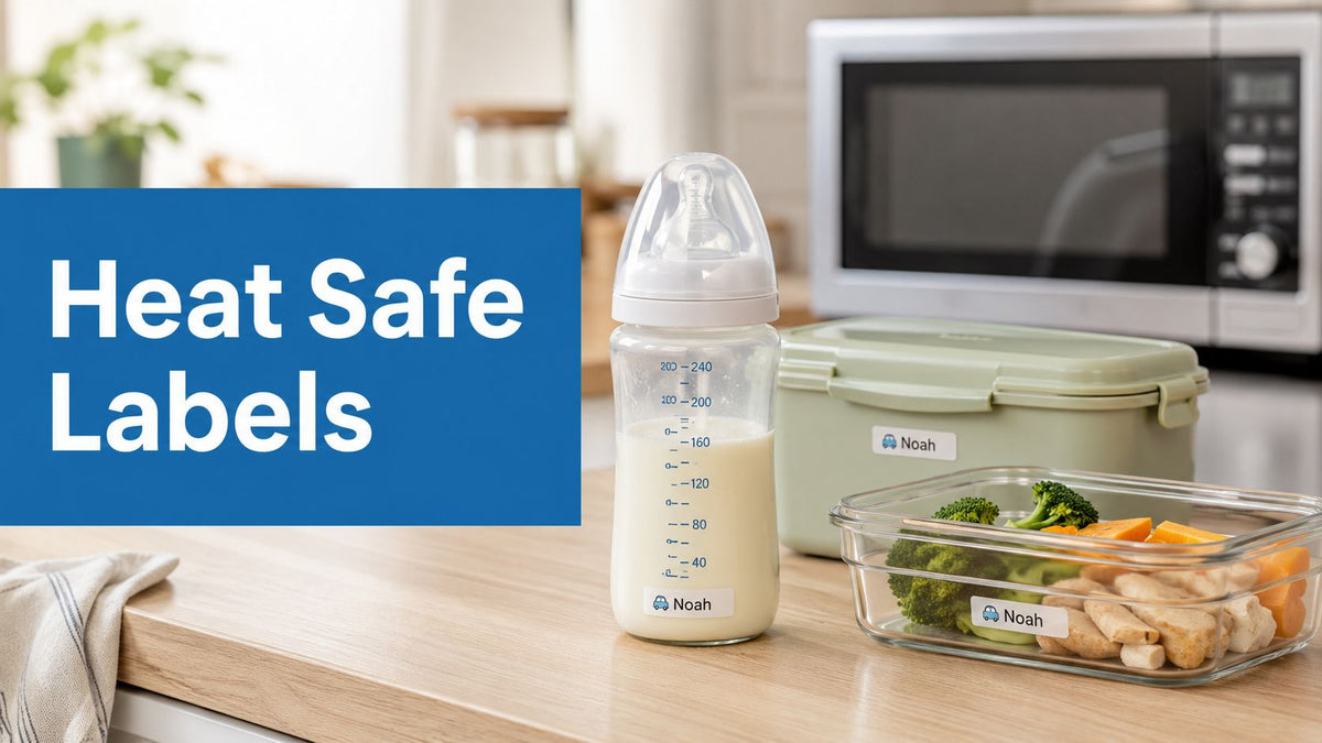 Heat Resistant Labels: The Parent's Guide to No-Peel Names