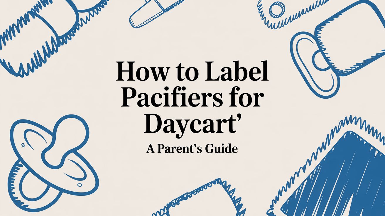 How to Label Pacifiers for Daycare A Parent's Guide