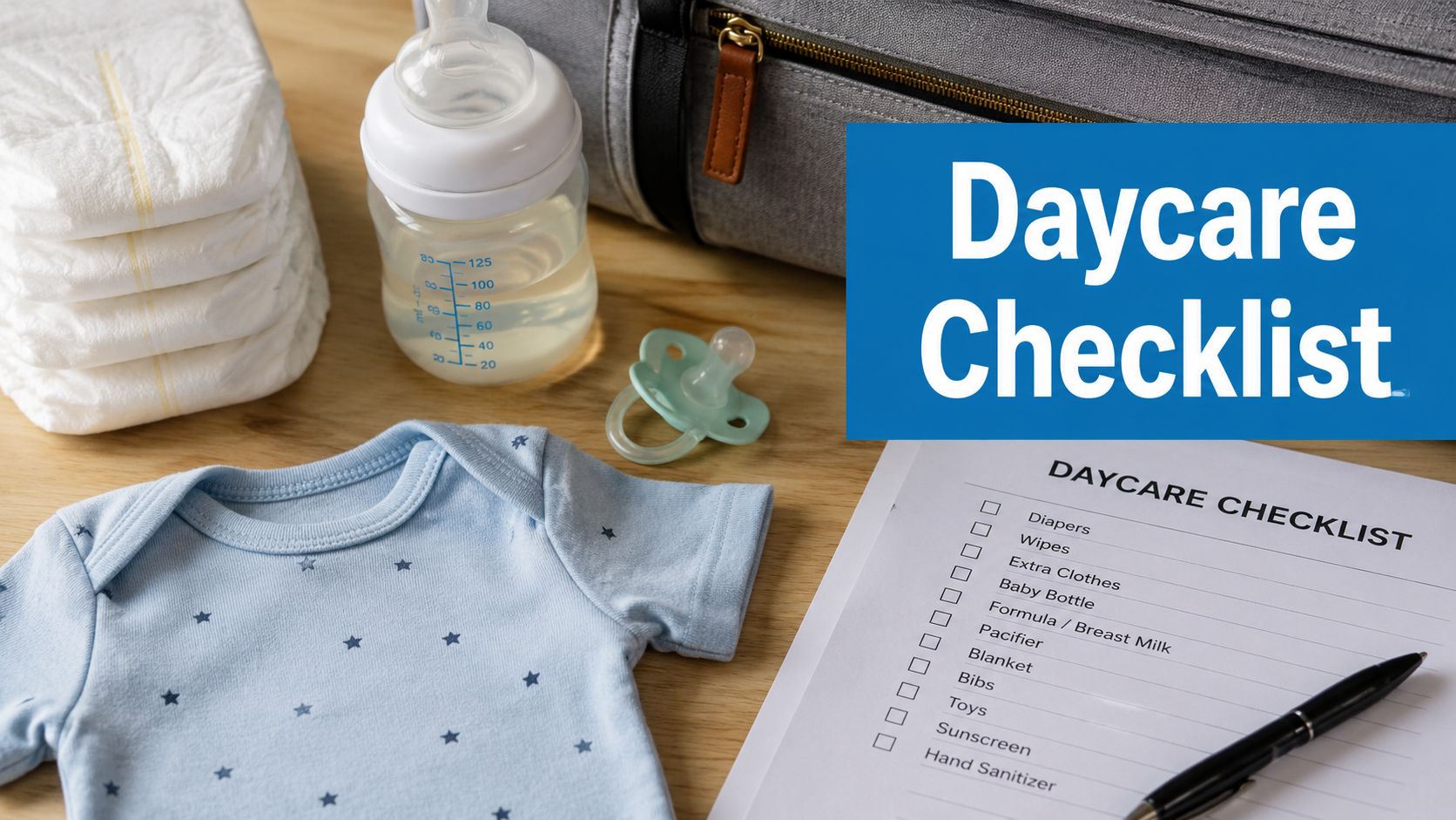 Infant Daycare Checklist: Stress-Free Prep