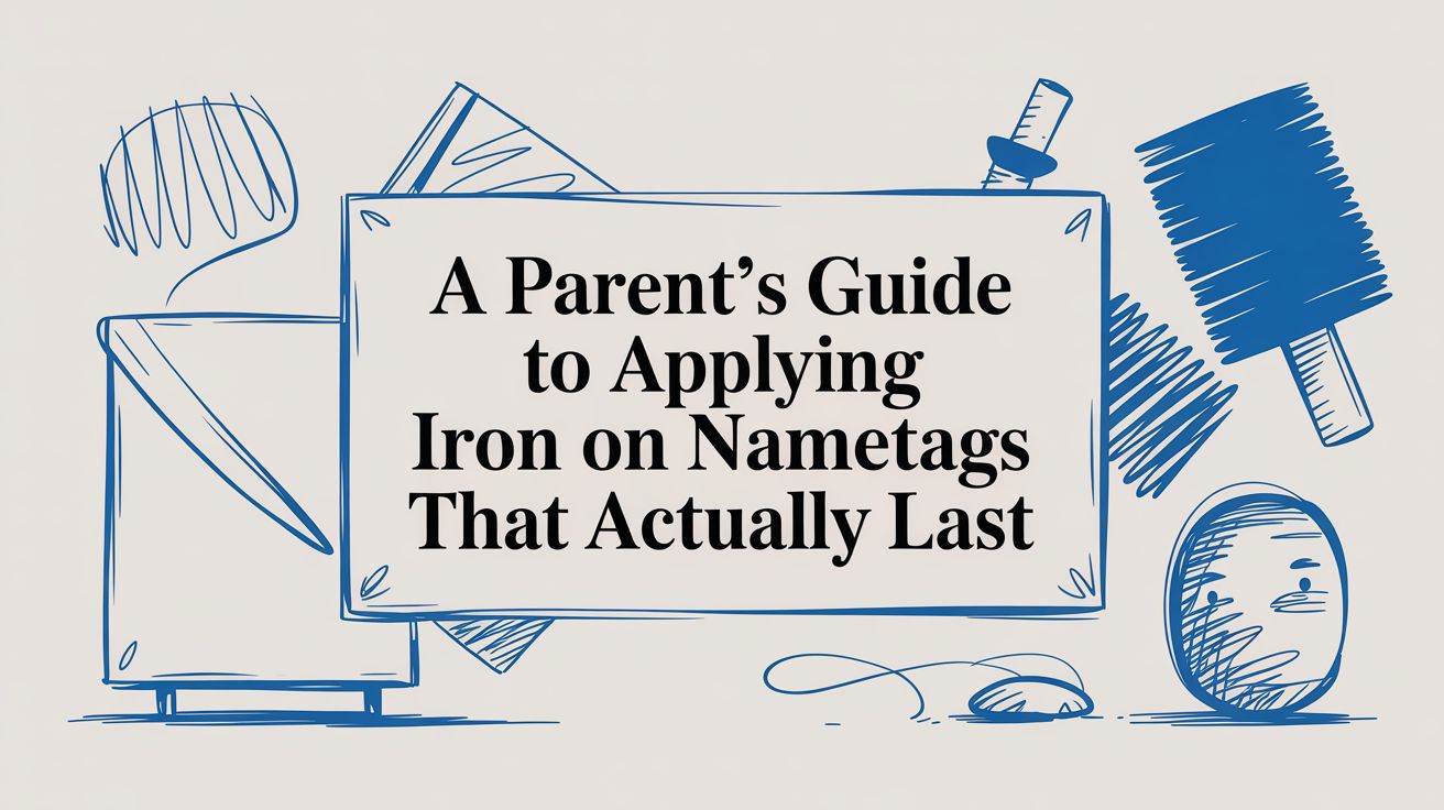 A Parent's Guide to Applying Iron On Nametags That Actually Last