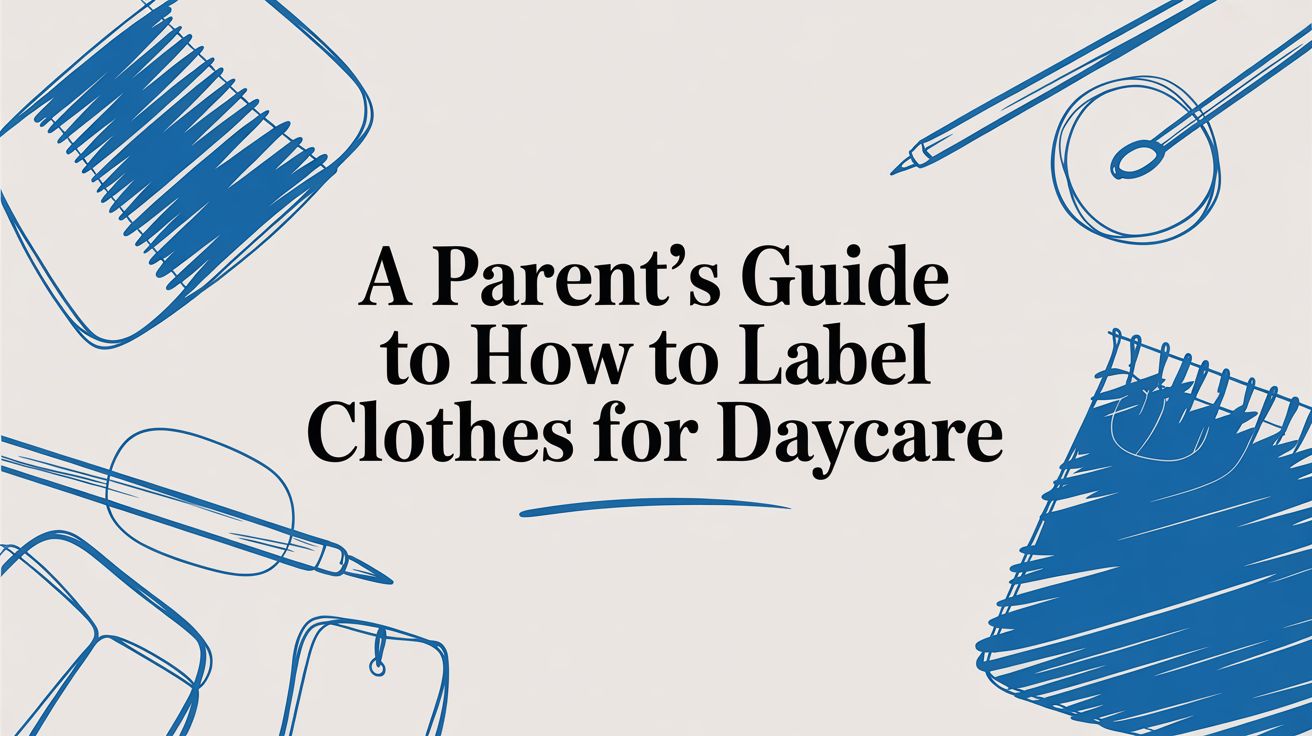 A Parent’s Guide to How to Label Clothes for Daycare