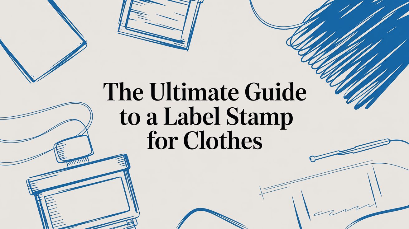 The Ultimate Guide to a Label Stamp for Clothes