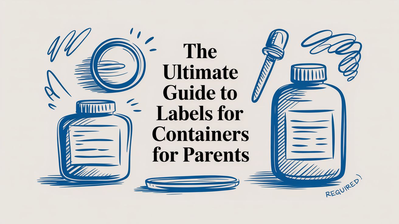 The Ultimate Guide to Labels for Containers for Parents