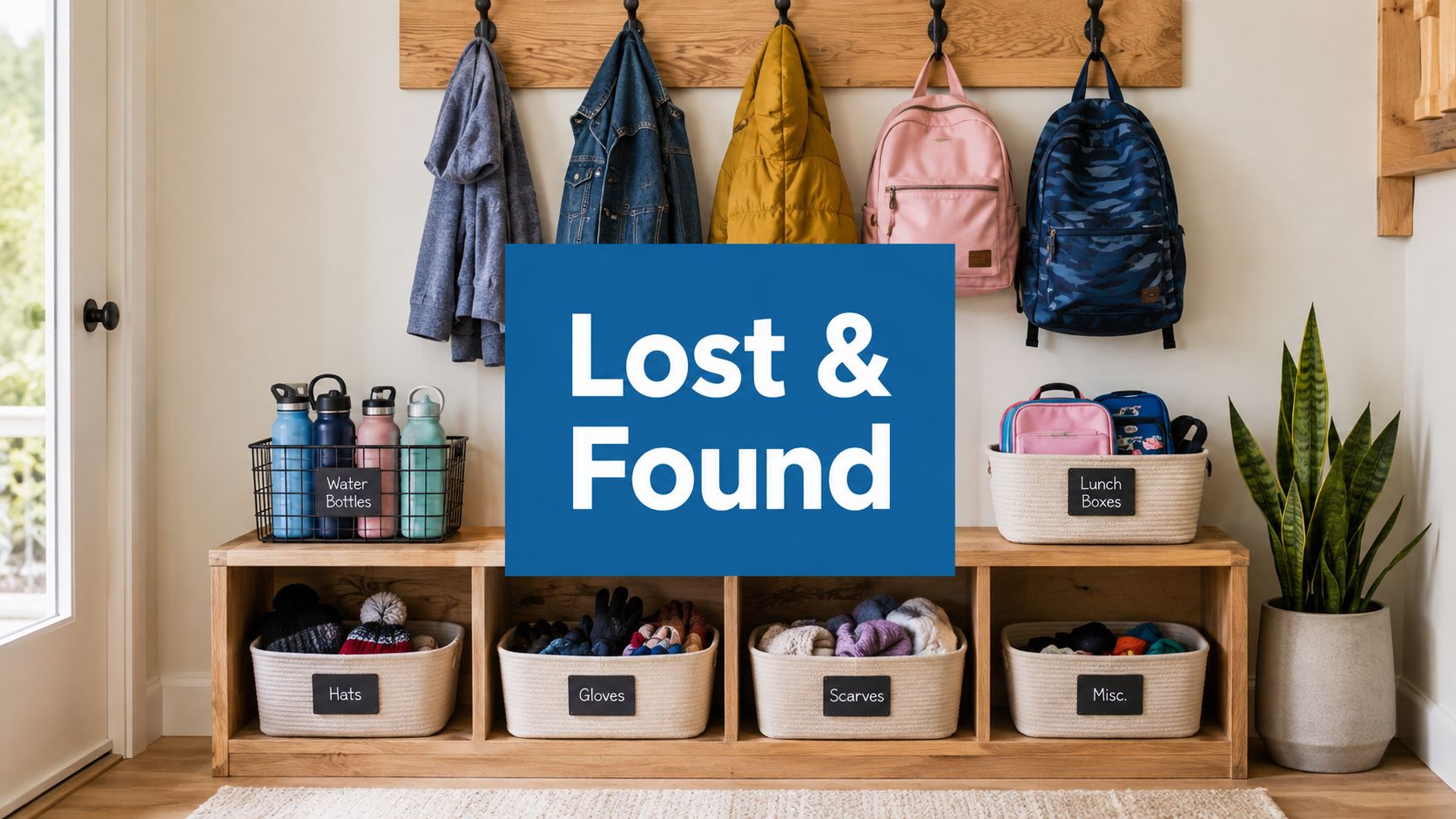 Lost and Found Organization Made Simple for Home and School