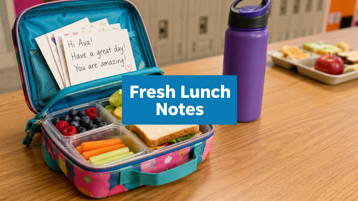 Lunch Box Notes for Middle Schoolers: 8 Fresh 2026 Ideas