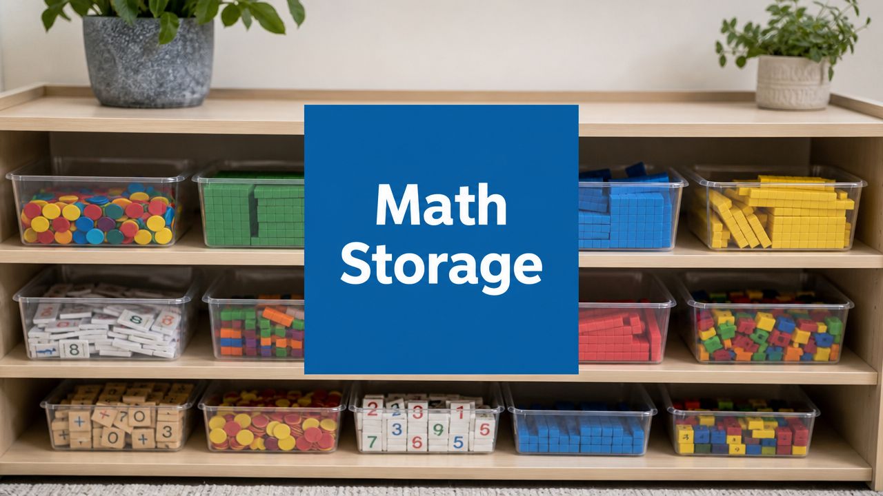 Math Manipulative Storage: Guide for Home & School