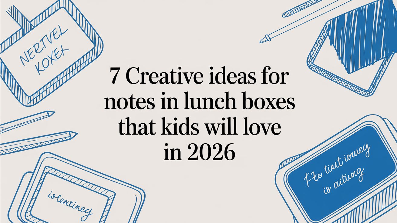 7 Creative Ideas for Notes in Lunch Boxes That Kids Will Love in 2026