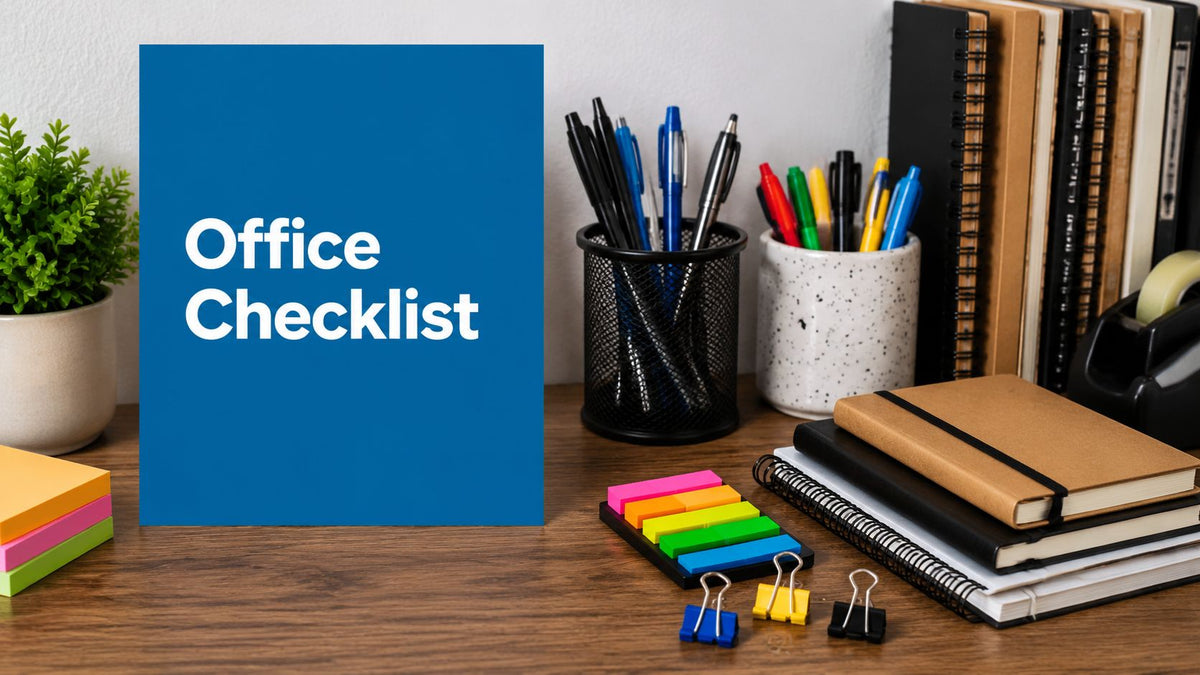 Master Your Office Supplies Checklist 2026