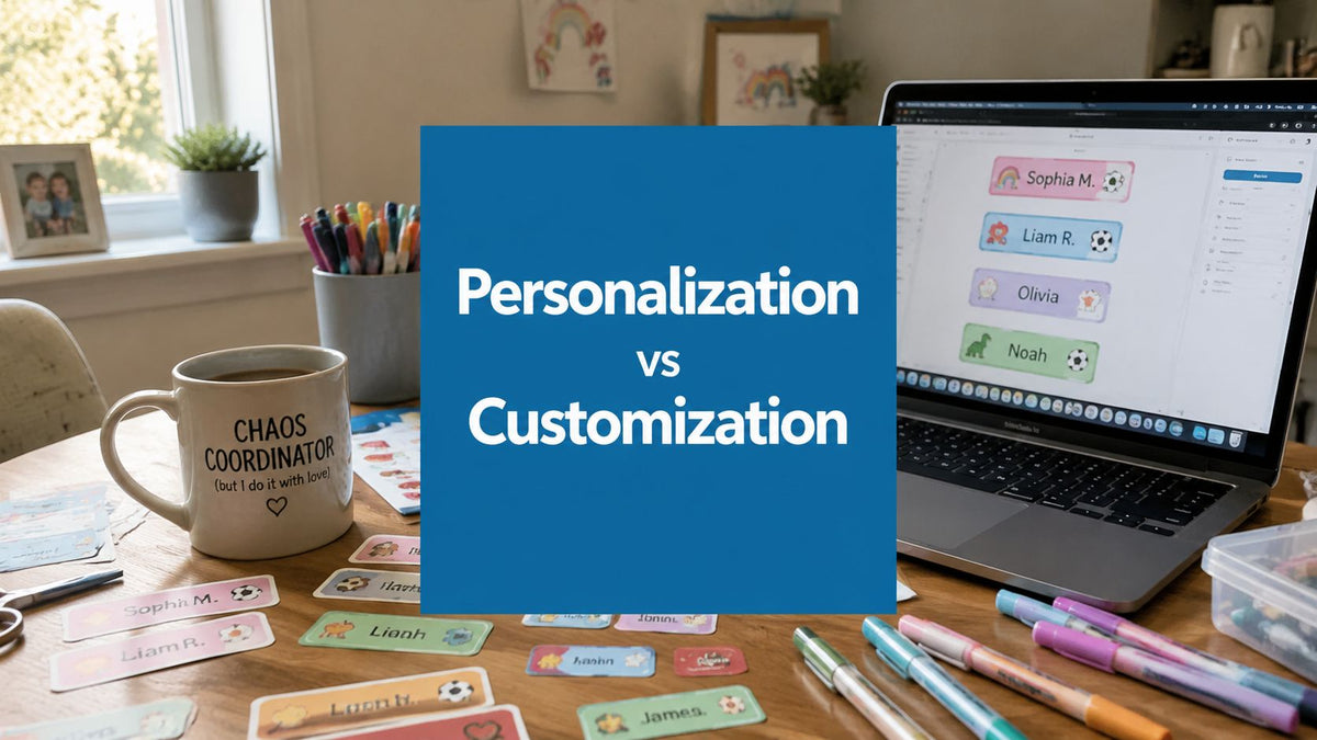 Personalization vs Customization: A Parent's Guide to Labels