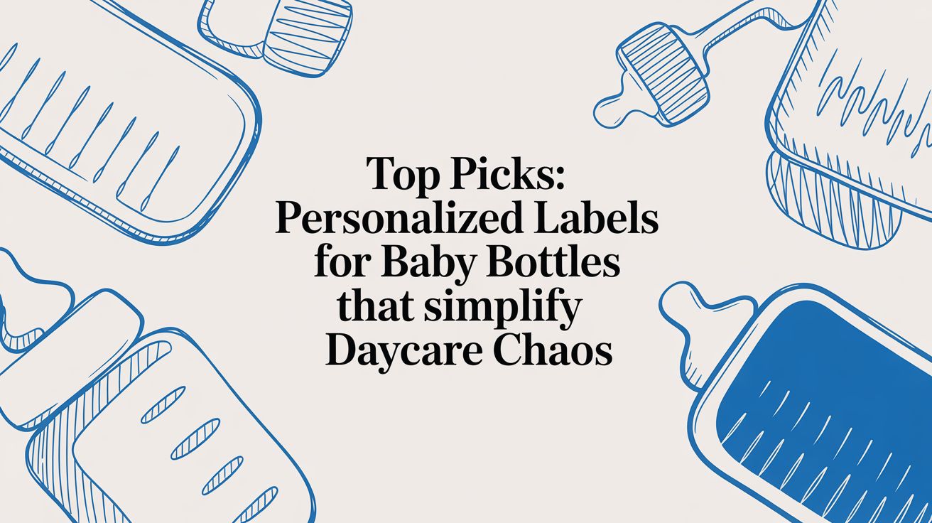 Top Picks: personalized labels for baby bottles that simplify daycare chaos