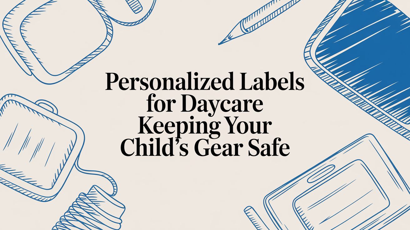 Personalized Labels for Daycare Keeping Your Child's Gear Safe