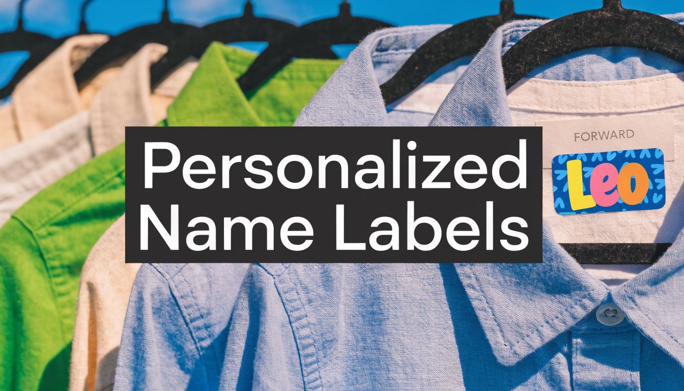 Personalized Name Labels for Clothing: A Parent's Guide