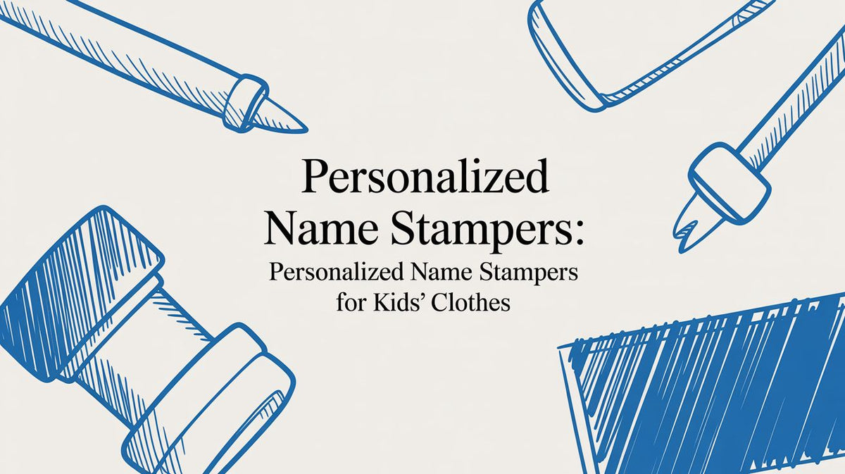 Personalized Name Stampers: personalized name stampers for kids' clothes