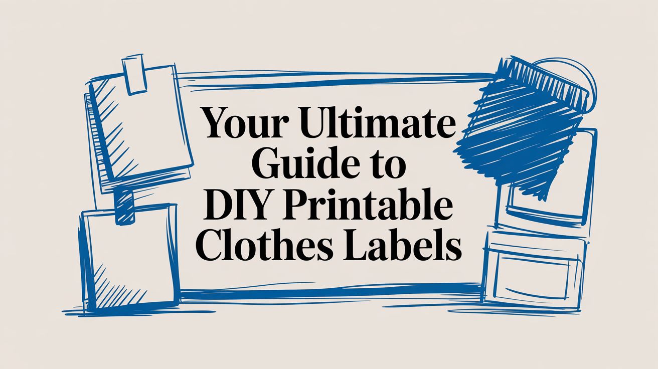 Your Ultimate Guide to DIY Printable Clothes Labels