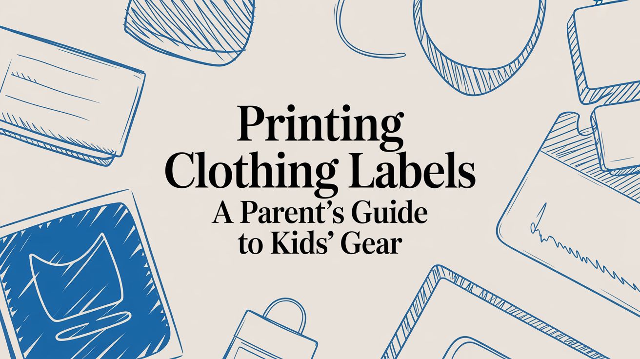 Printing Clothing Labels A Parent's Guide to Kids' Gear