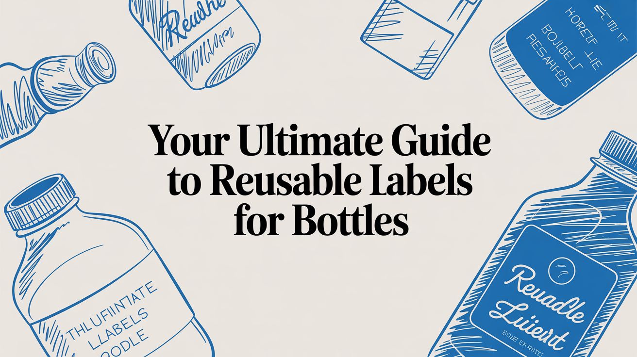 Your Ultimate Guide to Reusable Labels for Bottles
