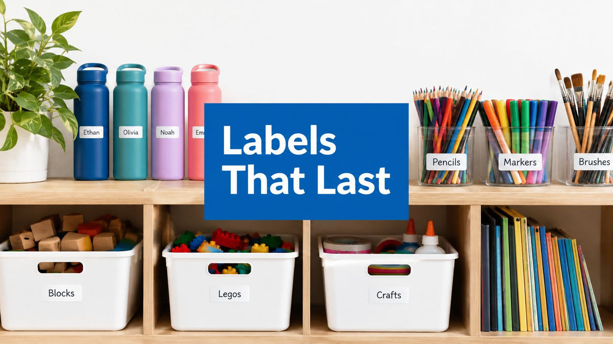 Supply Labels for Classroom That Actually Stay Put