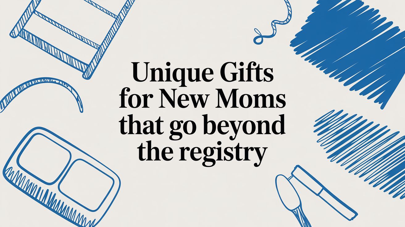 Unique Gifts for New Moms That Go Beyond the Registry