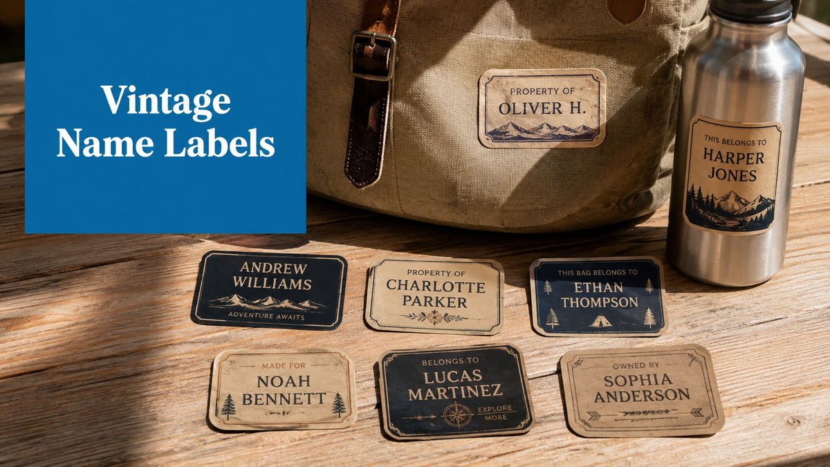Vintage Name Labels: A Parent's Guide to Style
