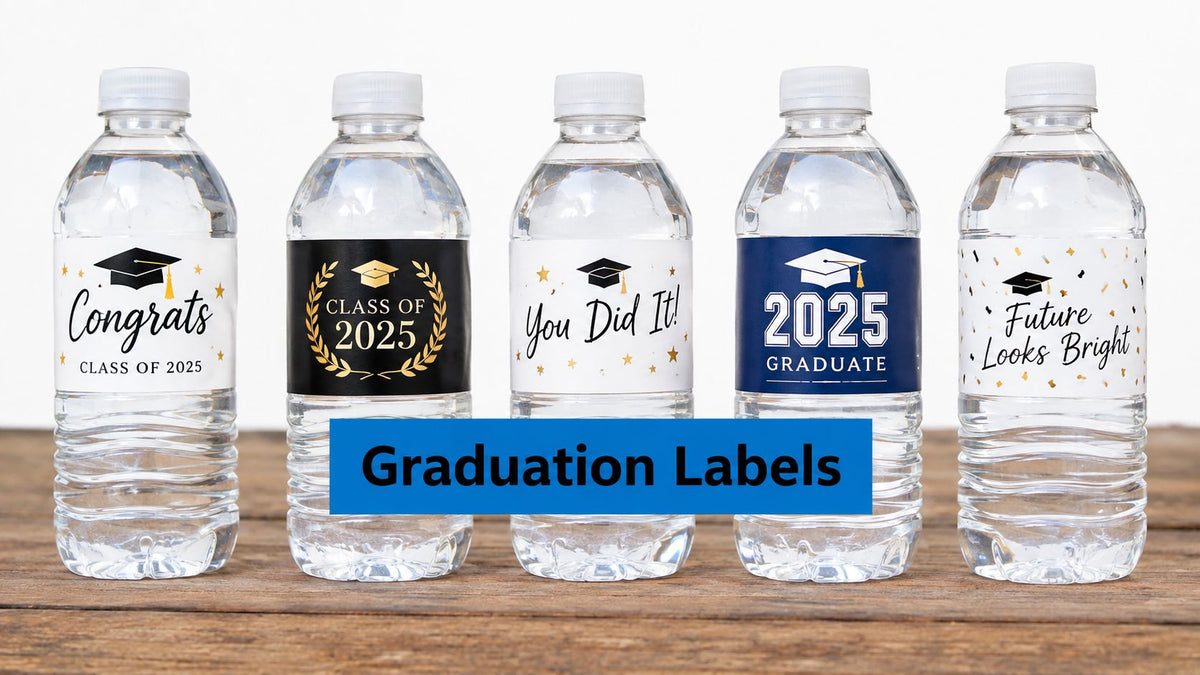 Water Bottle Labels for Graduation Made Easy