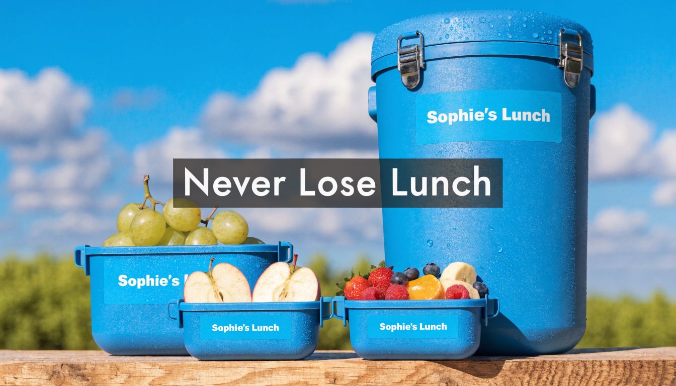 Never Lose Lunch: Waterproof Lunch Box Labels