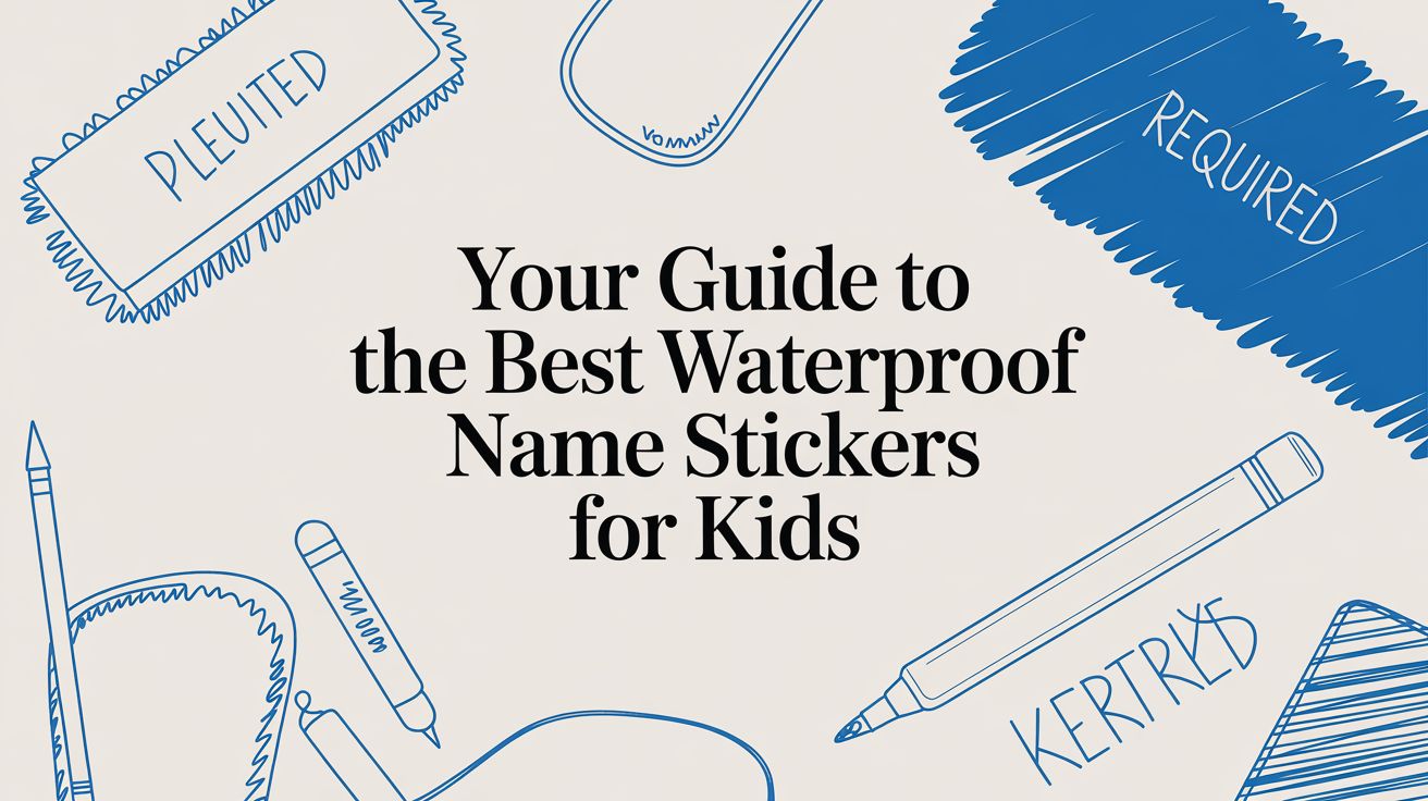 Your Guide to the Best Waterproof Name Stickers for Kids