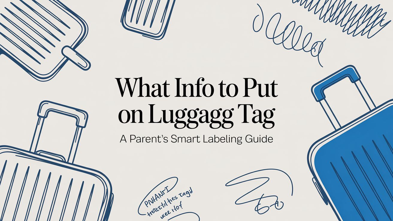 What Info to Put on Luggage Tag A Parent's Smart Labeling Guide