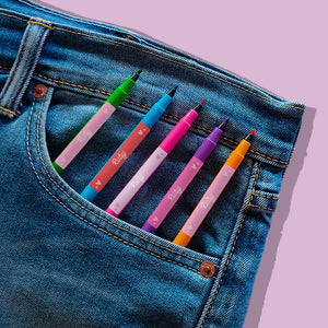 LIMITED EDITION: Happy Hearts Mini Rectangle Name Labels