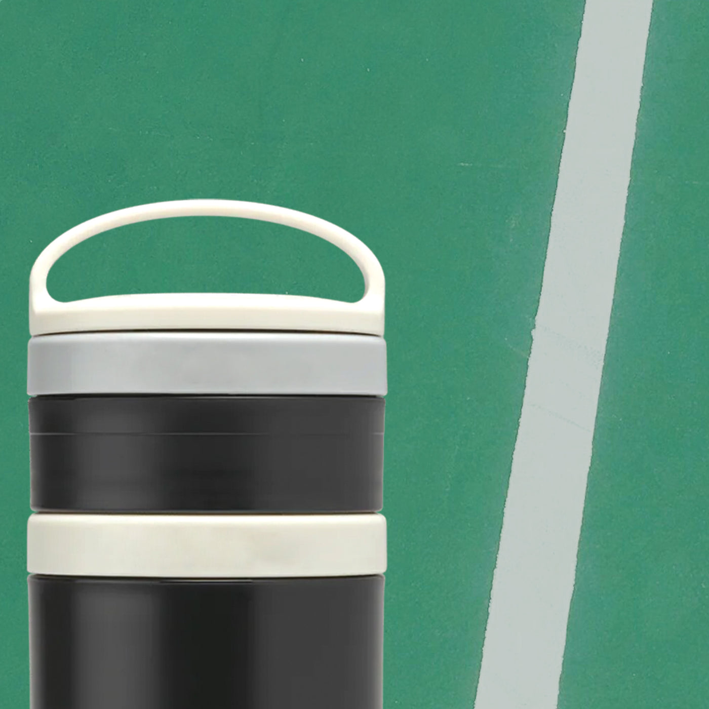 A collection of items including a football, a sunscreen bottle, and a container with labels showcasing different colors and text styles for personalized adhesive labels from InchBug.