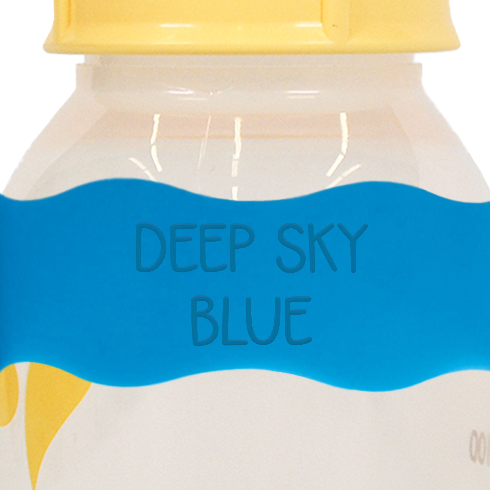 InchBug Orbit Label - Deep Sky Blue