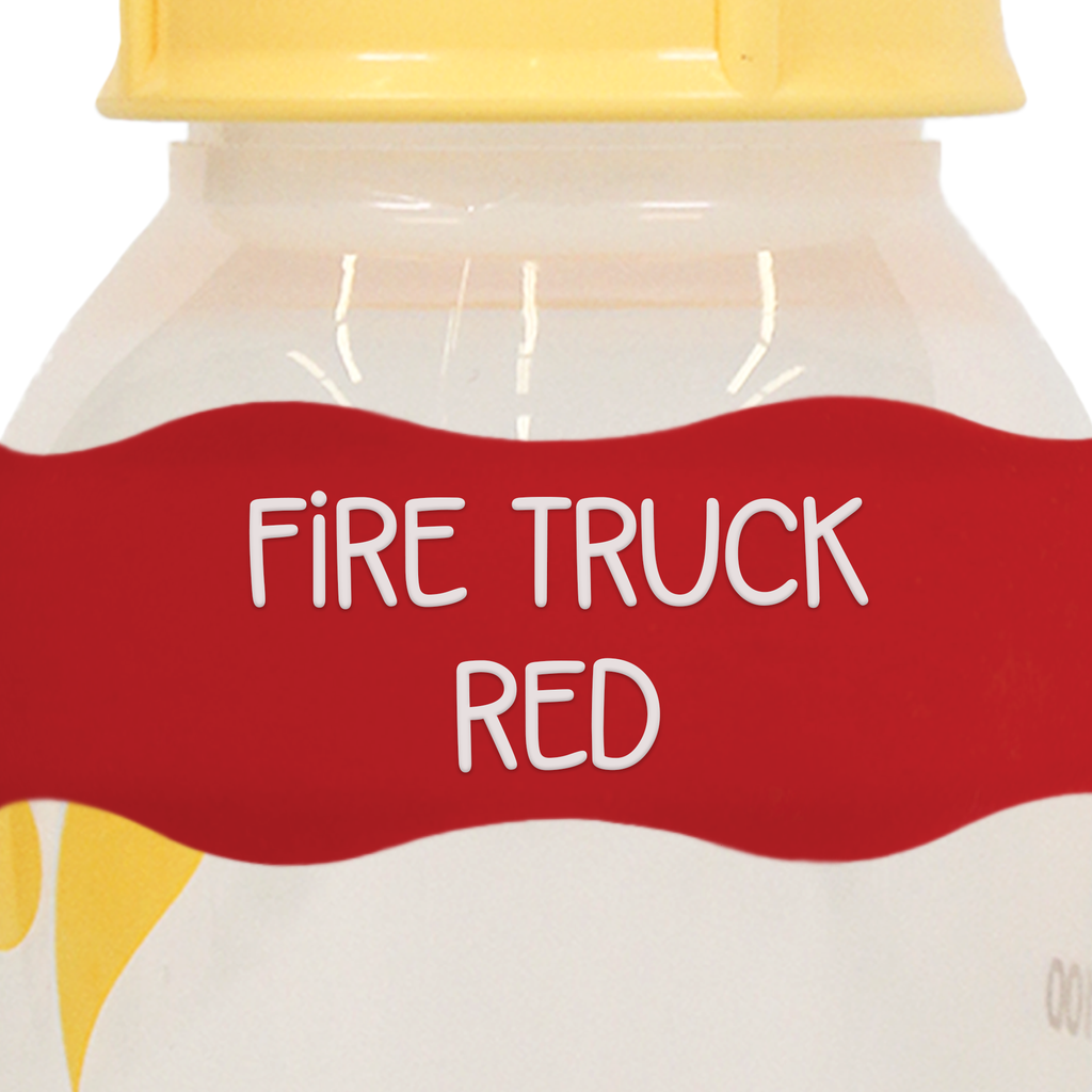 InchBug Orbit Label -Fire Truck Red