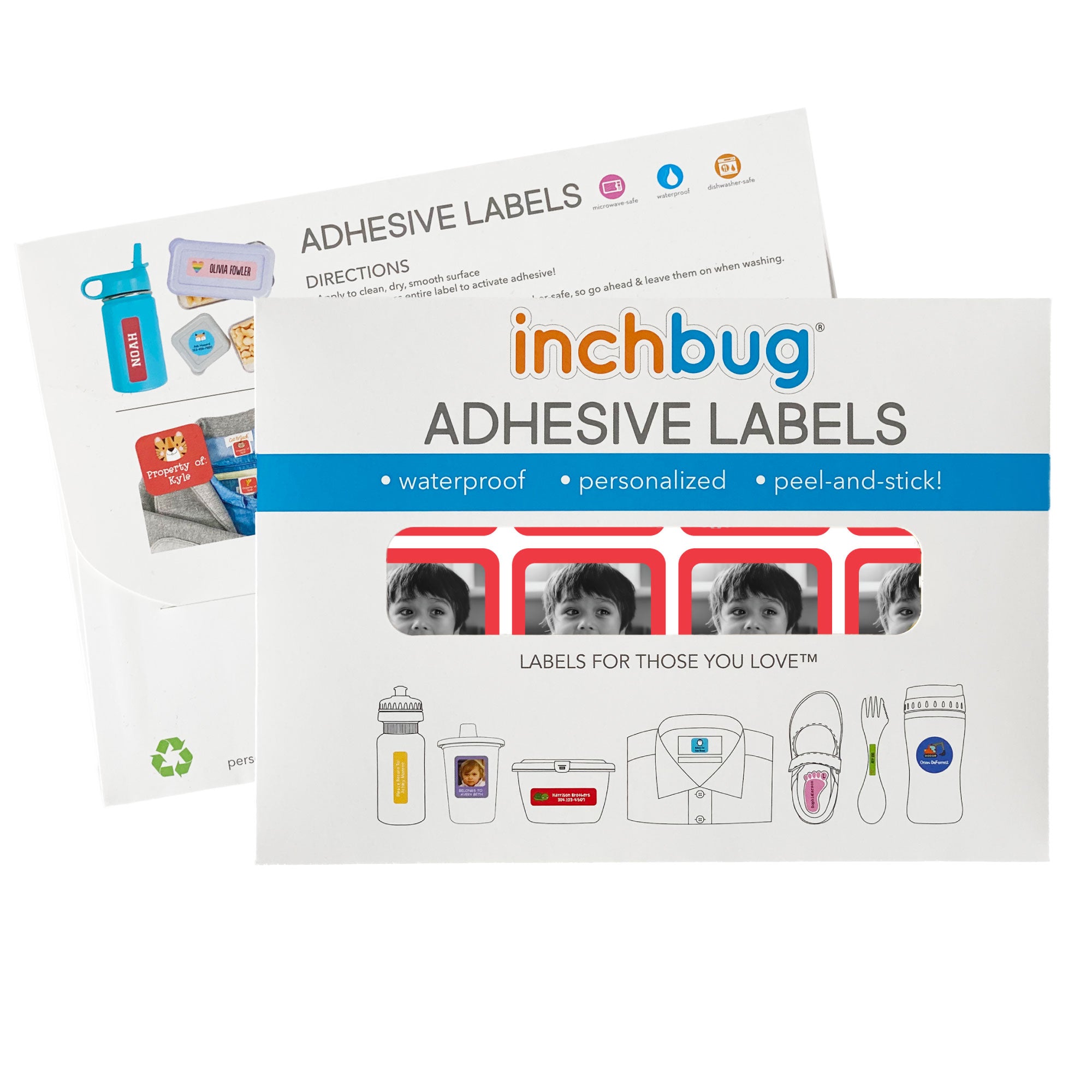 photo of the packaging of the InchBug photo label
