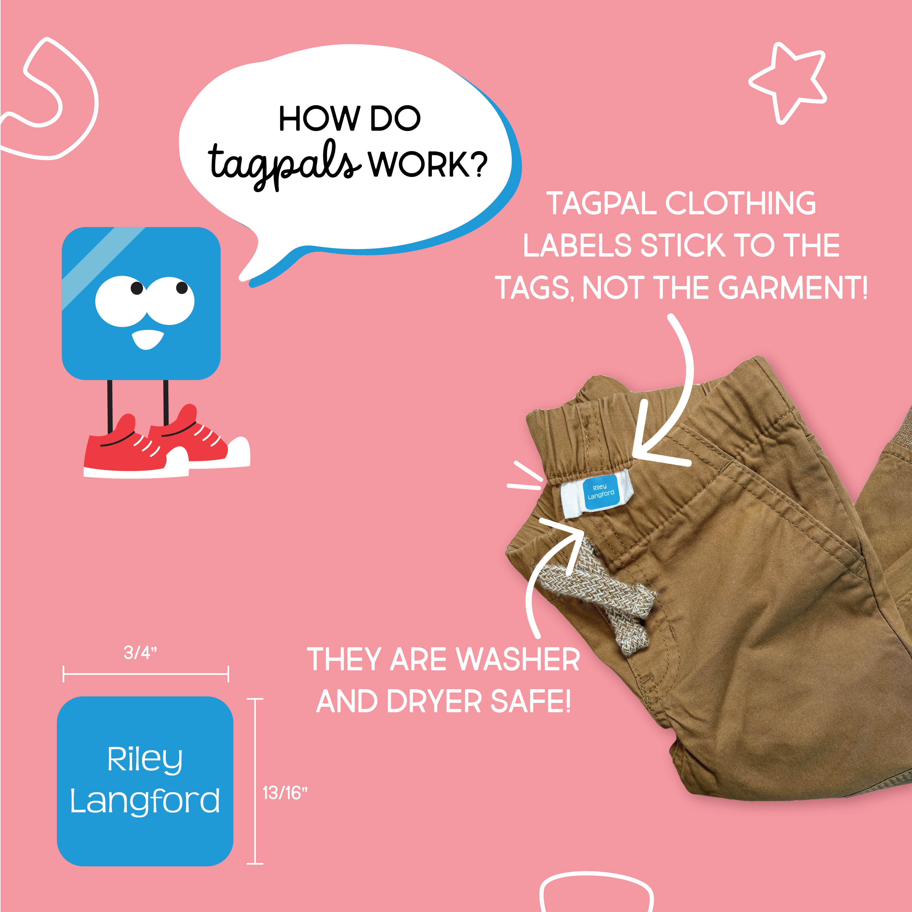 TagPal Kids Clothing Labels