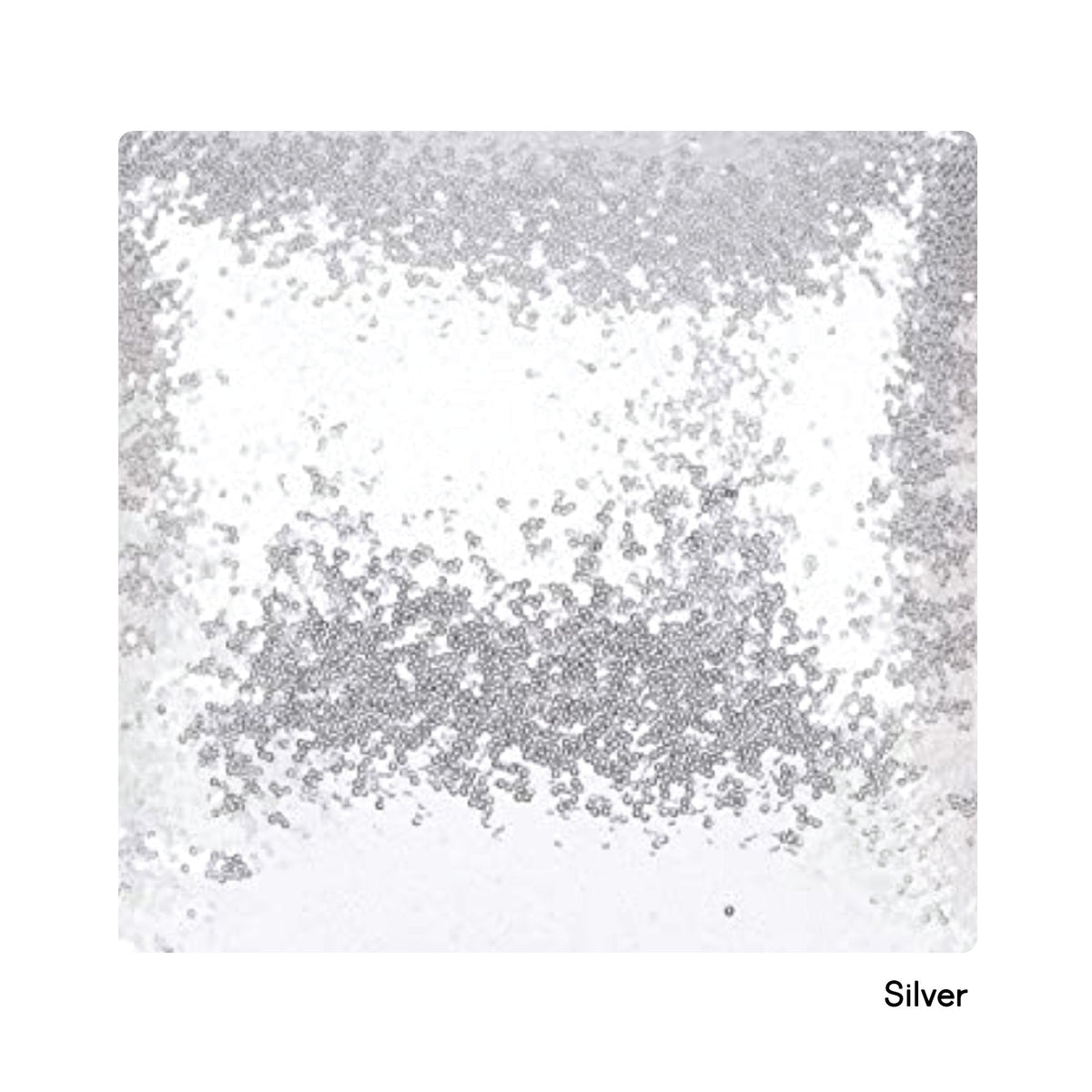 silver InchBug sequined pillow